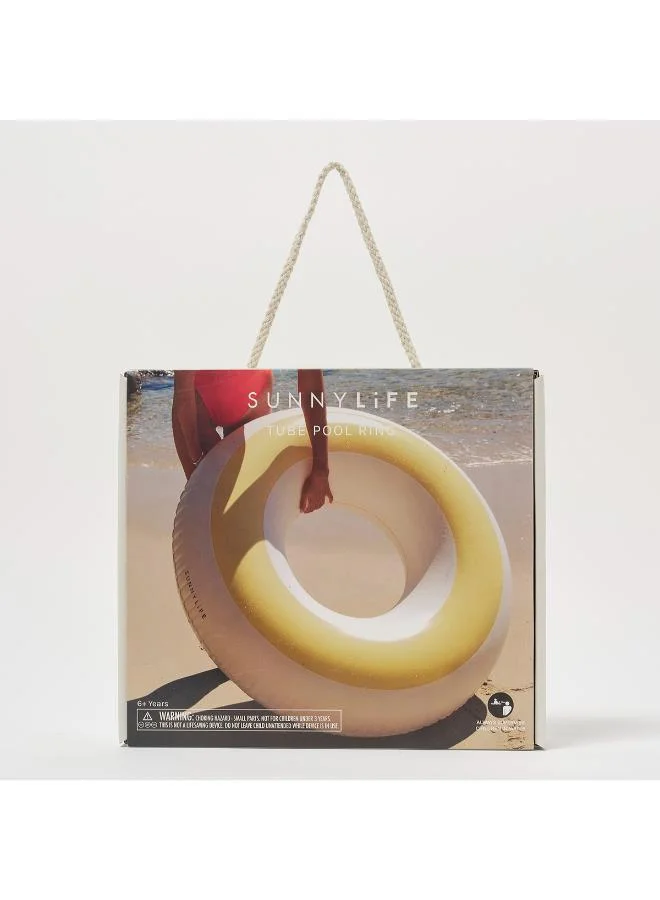 SUNNY LIFE Tube Pool Ring Butter